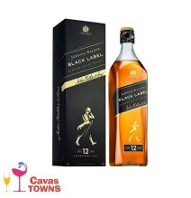 Whisky Johnnie Walker Etiqueta Negra 750 ml - Cavas Towns