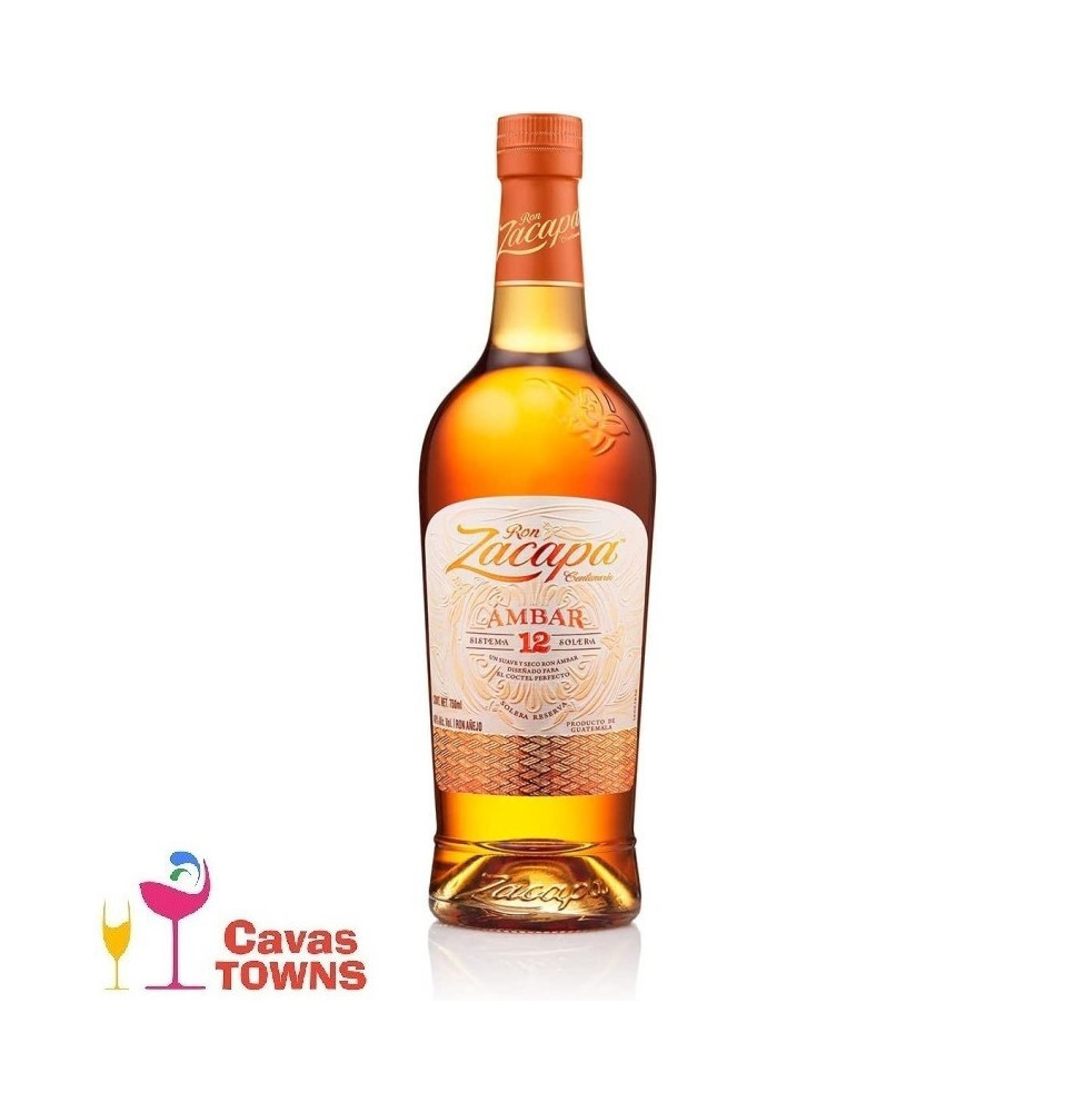 Ron Zacapa Ámbar 12 750 Ml - Cavas Towns Ron Zacapa Ámbar 12 750 Ml - Cavas Towns