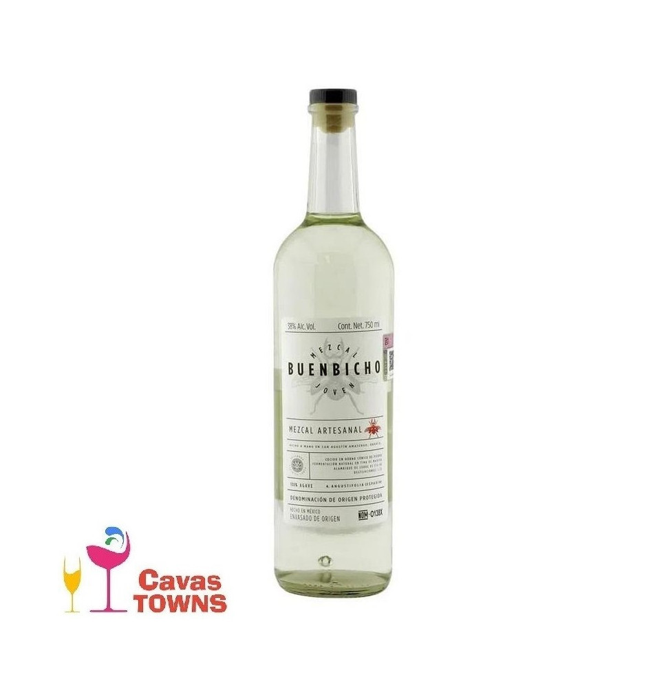 Mezcal Buenbicho Joven 750 ml - Cavas Towns Mezcal Buenbicho Joven 750 ml - Cavas Towns