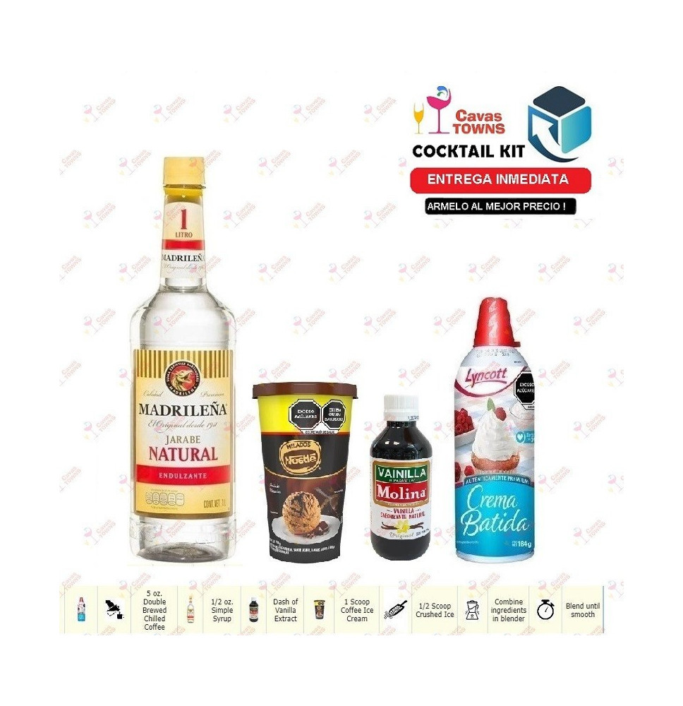 Cocktail Kit Frozen Coffee Receta Recipe - Cavas Towns Cocktail Kit Frozen Coffee Receta Recipe - Cavas Towns