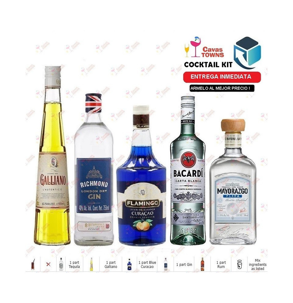 Ginebra Richmond Cocktail Kit Jolly Green Giant Receta Recipe - Cavas Towns